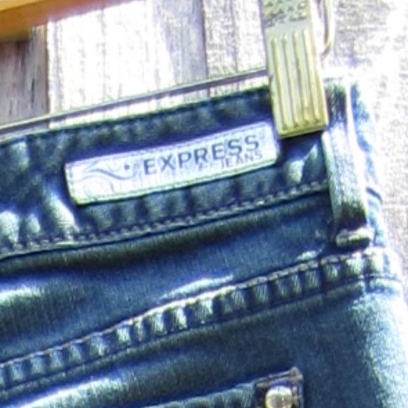 Woman's Size 0S Express Boot Regular Low Rise Jeans - Picture 4 of 4